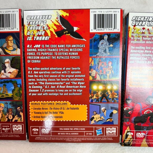 2009-10 GI Joe Real American Hero DVD Season 1 - 1.1, 1.2, 1.3 - Picture 6 of 8
